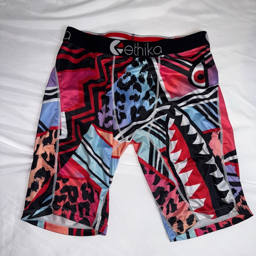 Ethika Men's Multicolor Graphic Shorts